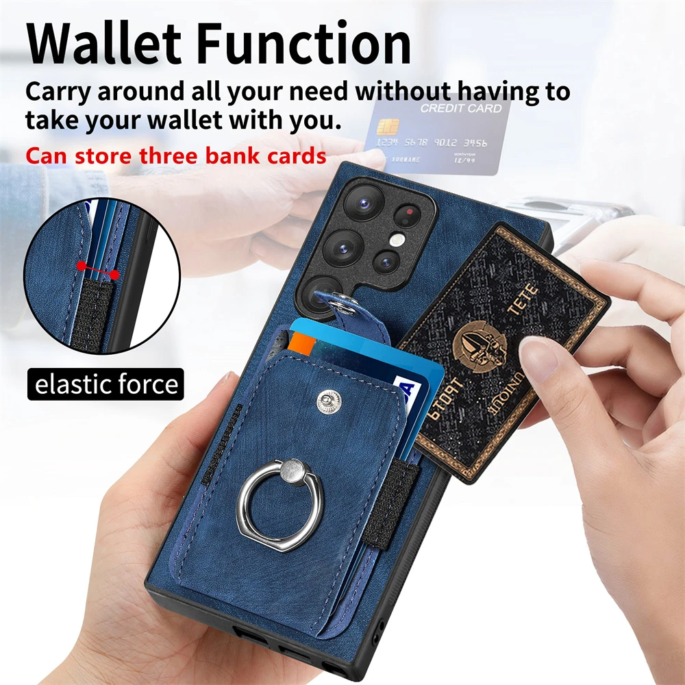 Samsung Galaxy S25 - S25 S26 Ultra Leather Case For