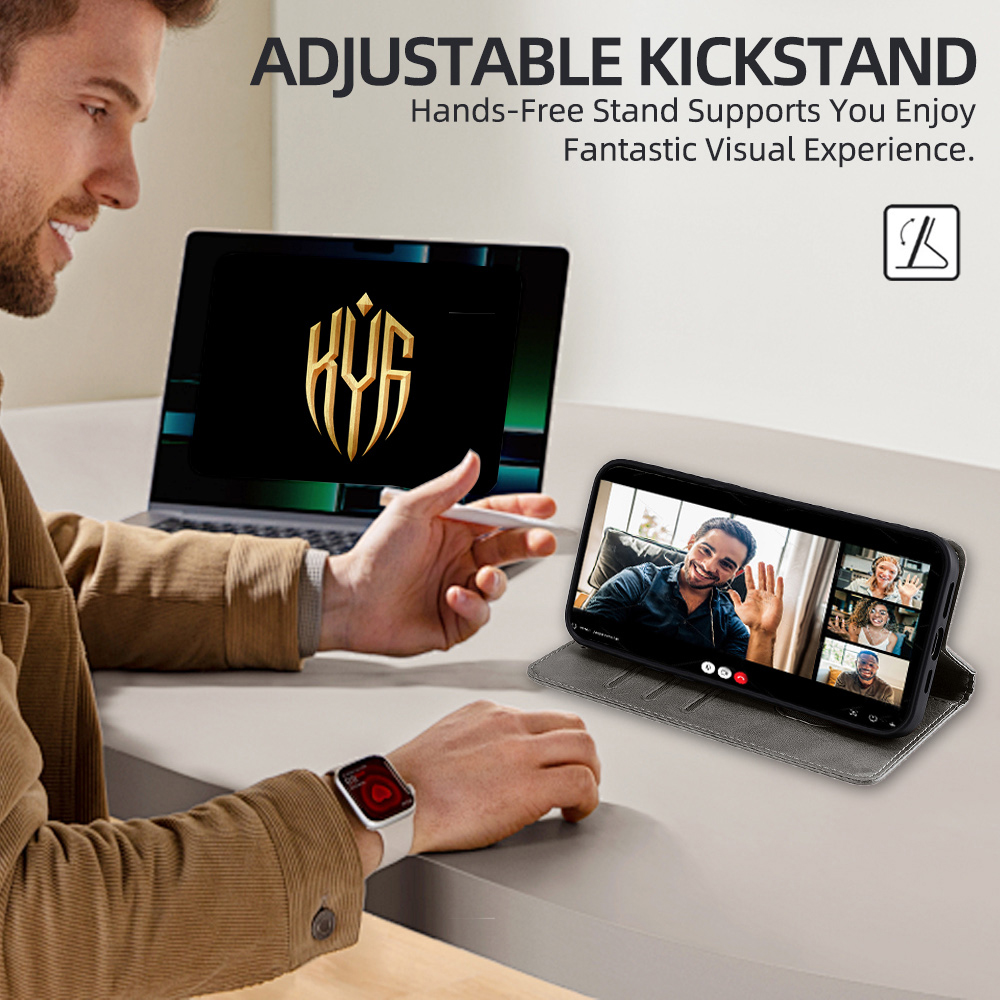 Magnetic Flip Card Stand Leath - Realme C67 recension och pris