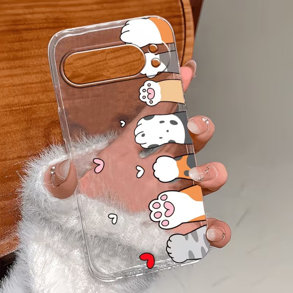 Cartoon Cat Paw Print Crystal  - Google Pixel 8A recension och pris
