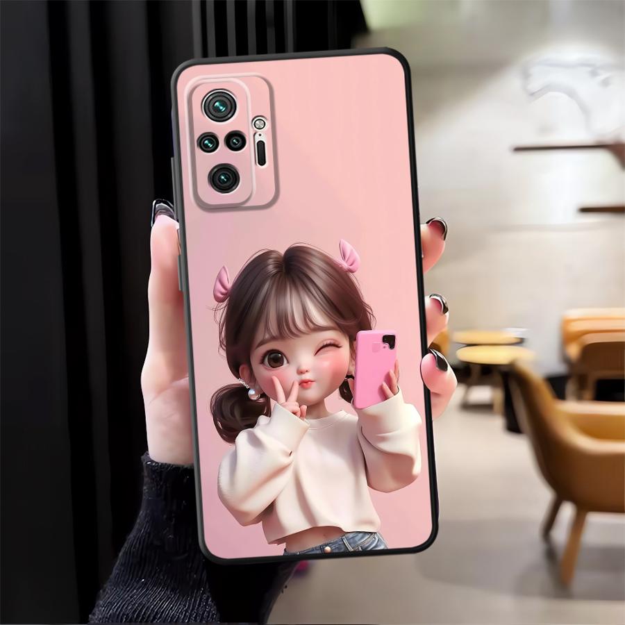 Cartoon Girl Pattern Funda Pho - Xiaomi Redmi Note 13 recension och pris