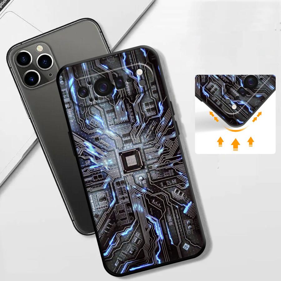 Retro Circuit Board Funda Phon - Google Pixel 8A recension och pris